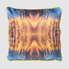 Blue Orange Water Silk Cushion Long Studio Design