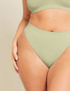 LYOLYTE Sage Ribbed High Leg Brief Boody