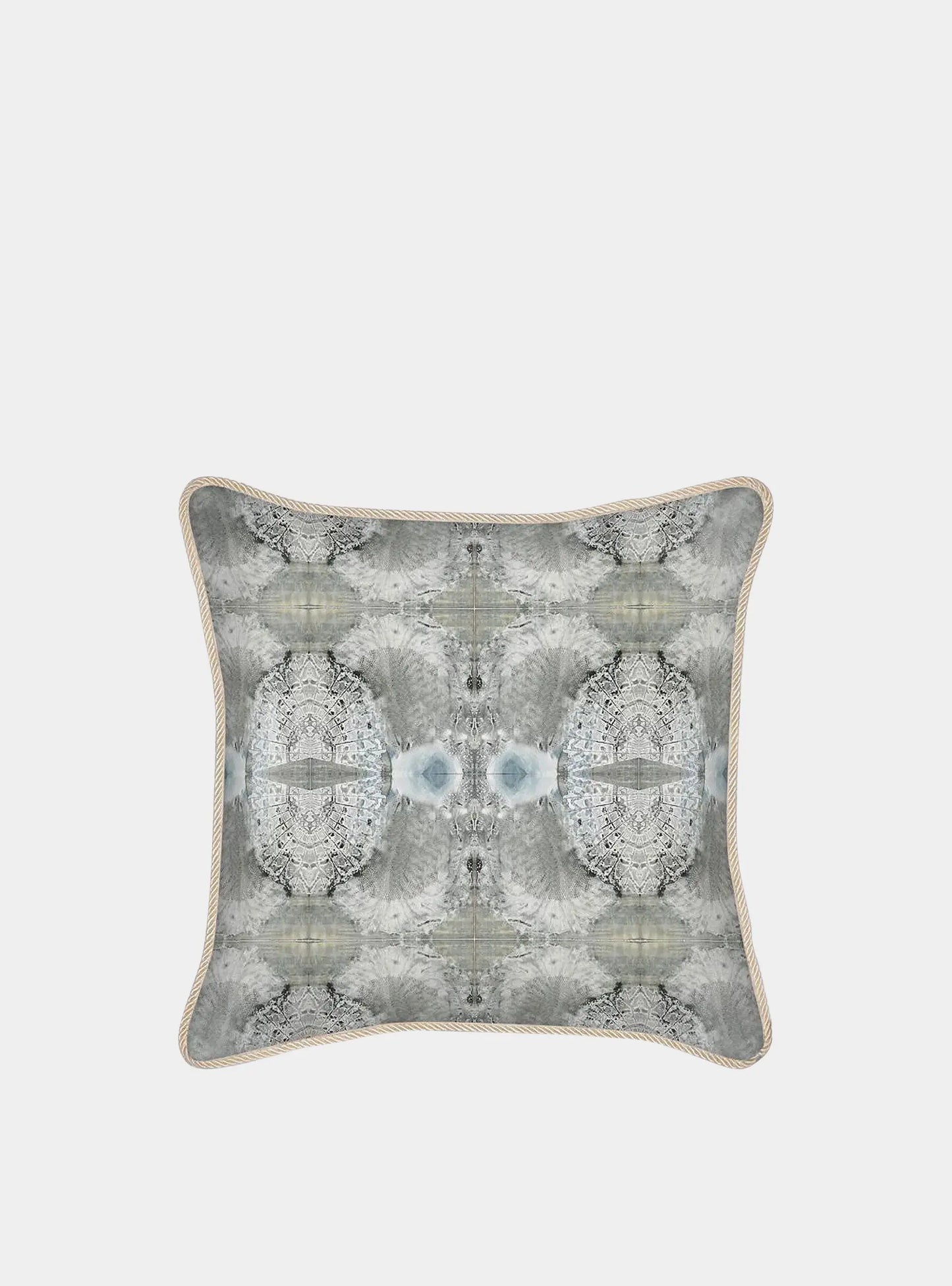 Lace Fan Pattern Silk Cushion Long Studio Design