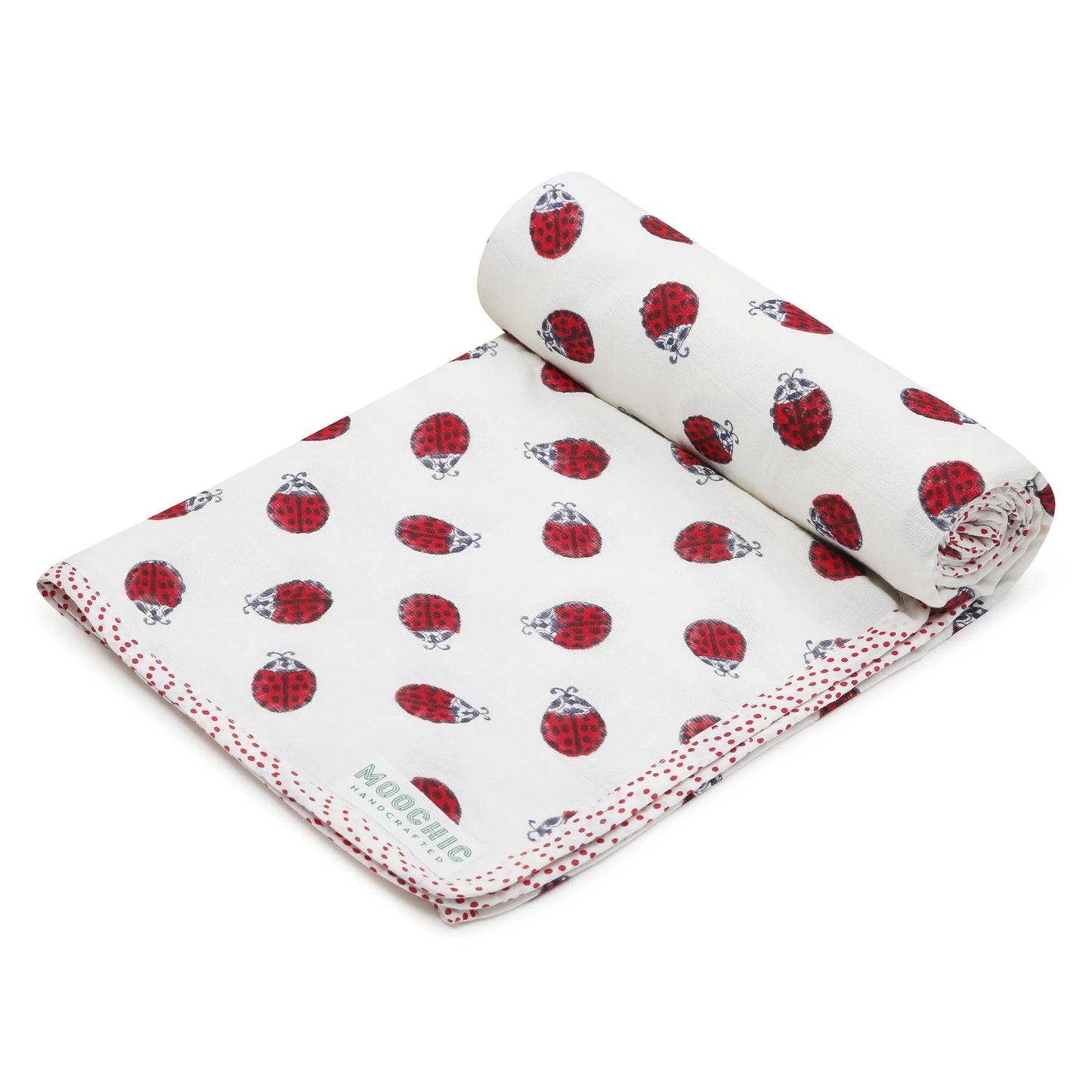 Ladybird Muslin Blanket Moochic