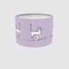 Lampshade 30cm - Nills With Dice - White on Lavender Long Studio Design