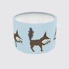 Lampshade 30cm - Pale Blue With Foxy the Fox Design Long Studio Design