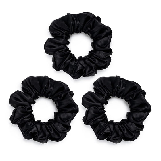 Large Silk Scrunchies Pack of 3 Silk Works London