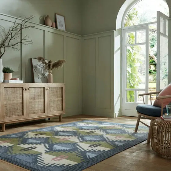 Lawson Kilim 2 Layer Washable Rug Dunelm