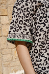 Leopard Print Cotton Pyjamas Shorts Set Naree Clothing