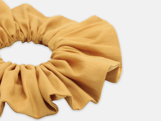 Scrunchie - Liberty Ochre W Print