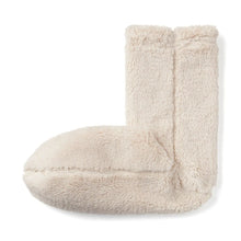  Light Beige Women's Recycled Polyester Fleece Cosy Socks MUJI UK