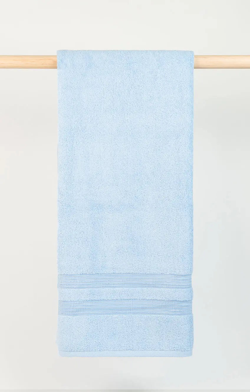 Light Blue Elegance Cotton Towel Torres Novas