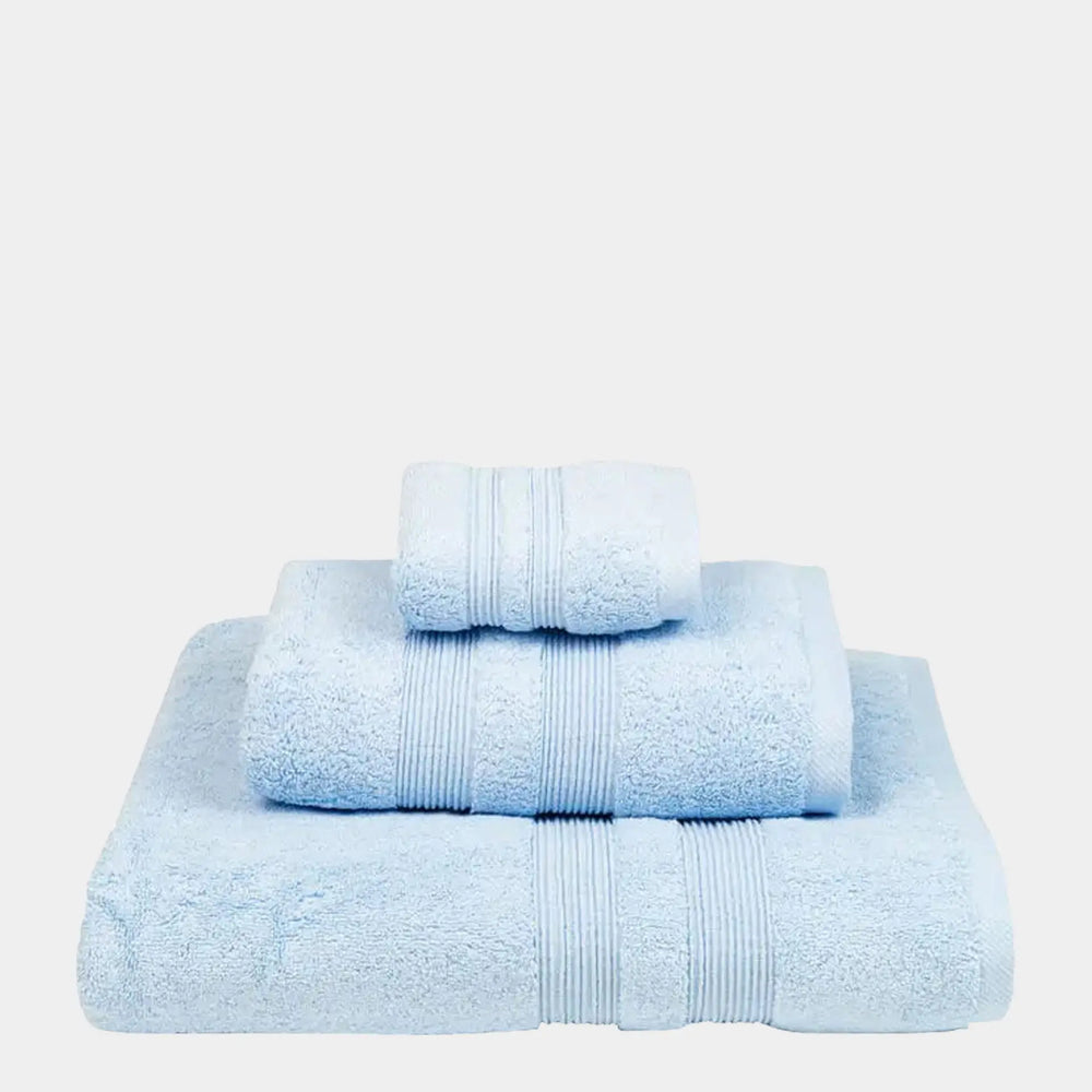 Light Blue Elegance Cotton Towel Torres Novas