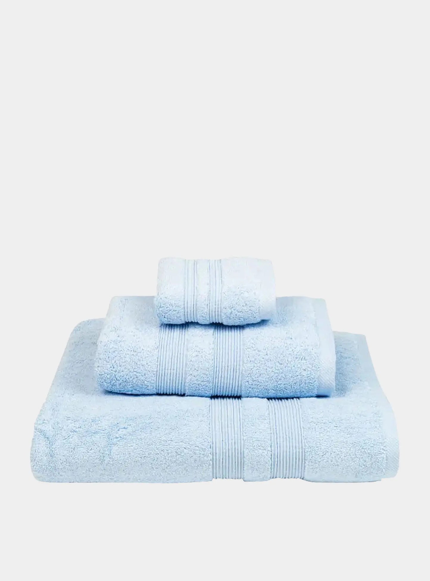 Light Blue Elegance Cotton Towel Torres Novas