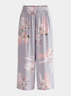 Light Blue, Pink and White Floral Pyjama Trousers Paisie