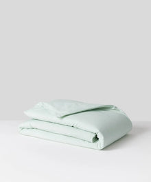  Light Green Organic Cotton Duvet Cover Undercover Living