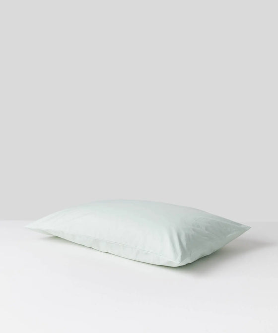 Light Green Organic Cotton Pillowcase Undercover Living