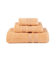  Light Orange Elegance Cotton Towel Torres Novas