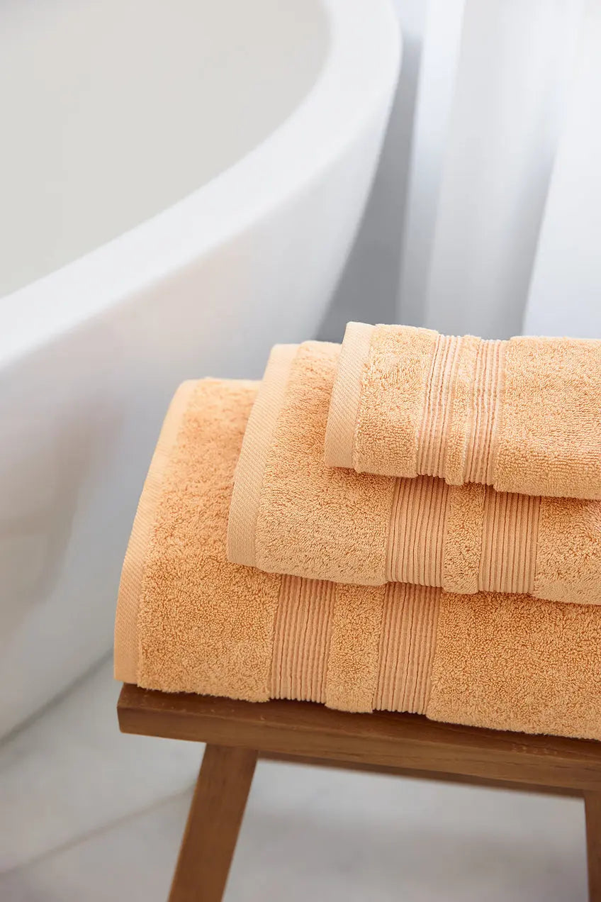 Light Orange Elegance Cotton Towel Torres Novas