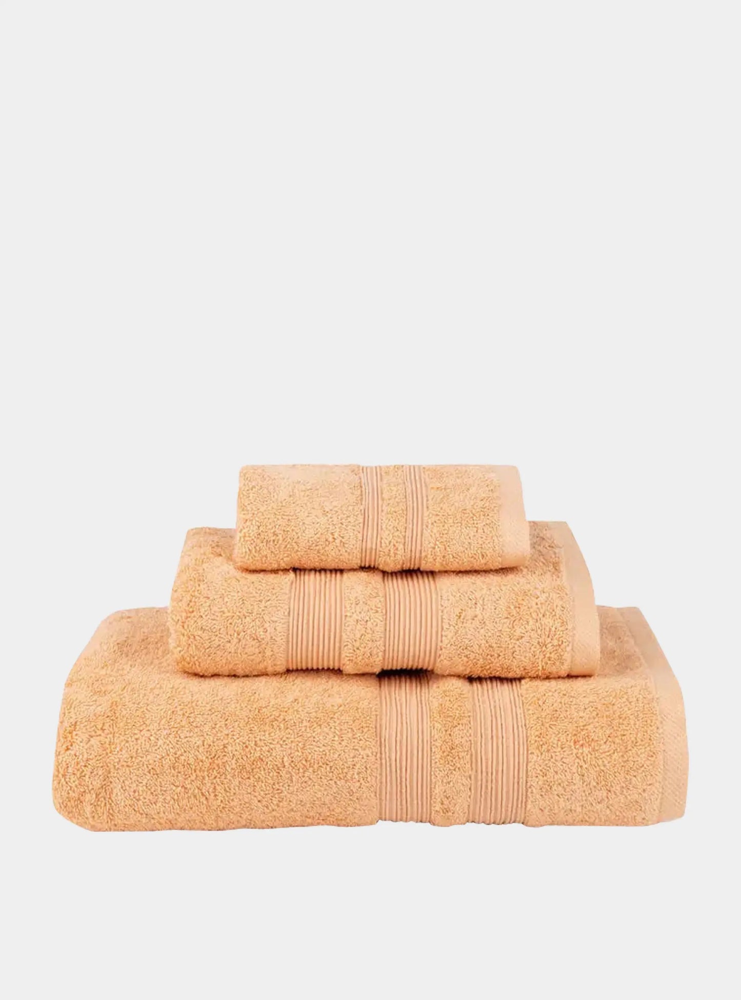 Light Orange Elegance Cotton Towel Torres Novas