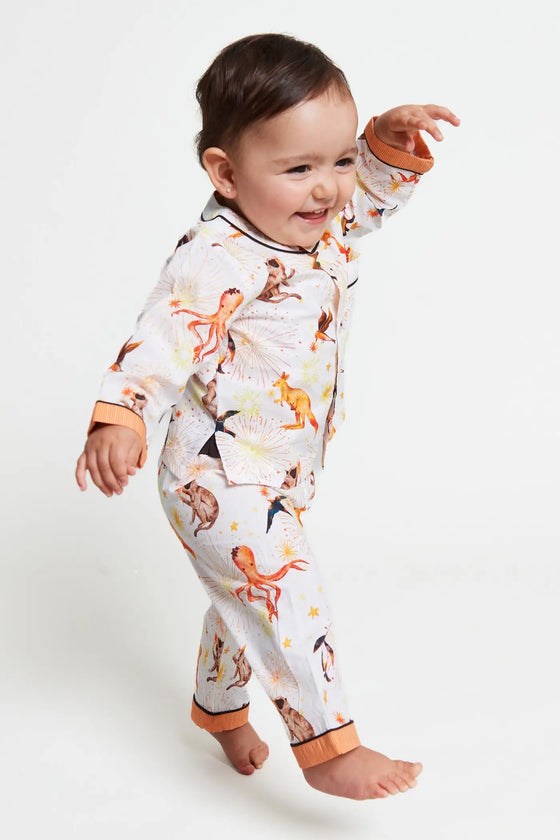 Light Up, Light Up! Baby Pyjama Trouser Set Kutti Lulu