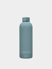  Matte Light Blue 500ml Stainless Steel Water Bottle NESS & ME