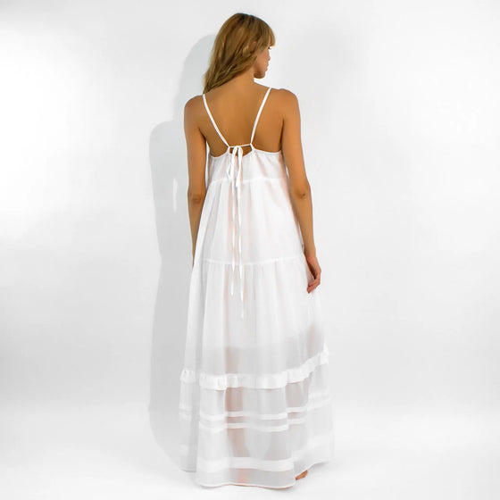 Lightness of Being Maxi Dress White NOKAYA