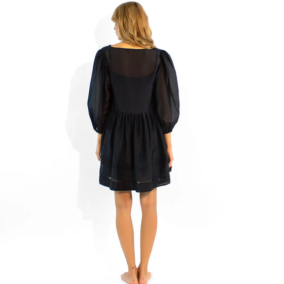 Lightness of Being Mini Dress Black NOKAYA