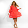 Lightness of Being Mini Dress Red NOKAYA