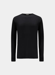  Lightweight Long Sleeve T-Shirt - Jet Black Planet Loving Company