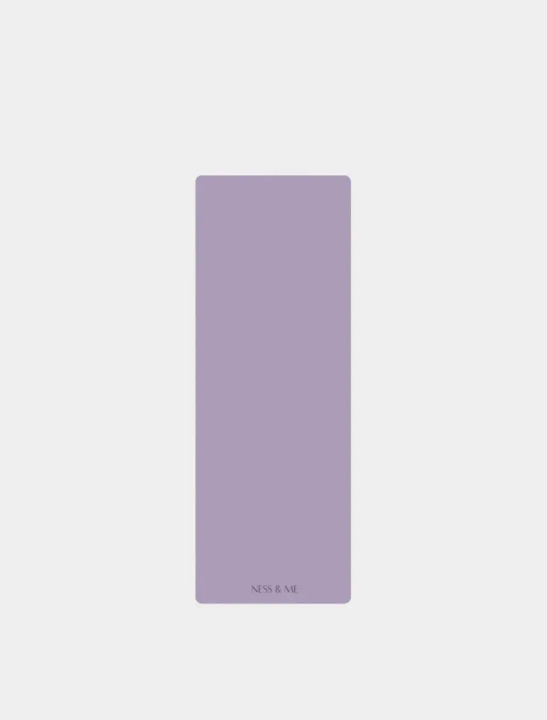 Lilac Anti-Slip Yoga Mat 4mm (+ Free Carry Strap) NESS & ME