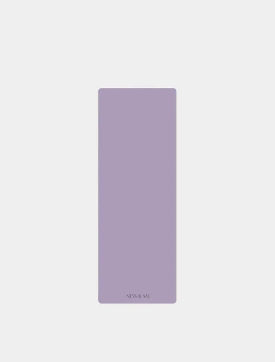 Lilac Anti-Slip Yoga Mat 4mm (+ Free Carry Strap) NESS & ME