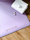 Lilac Anti-Slip Yoga Mat 4mm (+ Free Carry Strap) NESS & ME