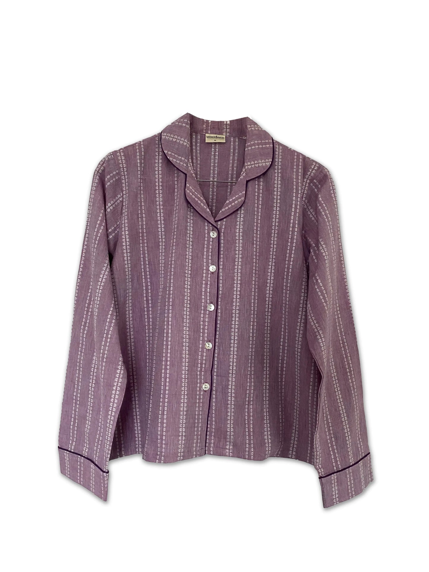 Lilac Handloom Long Pyjama Set Madder & More