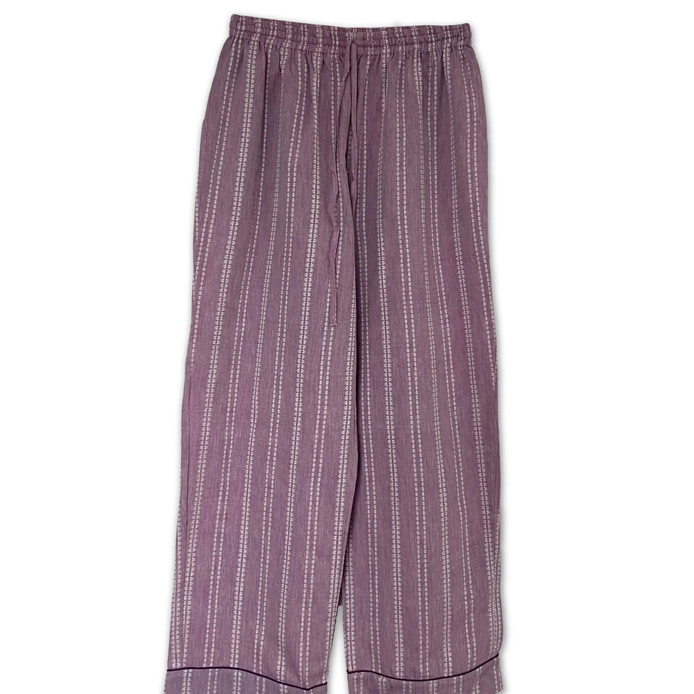 Lilac Handloom Long Pyjama Set Madder & More