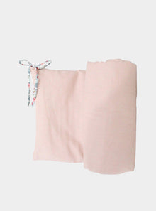  ROSE PINK Liberty Linen Cot Bumper