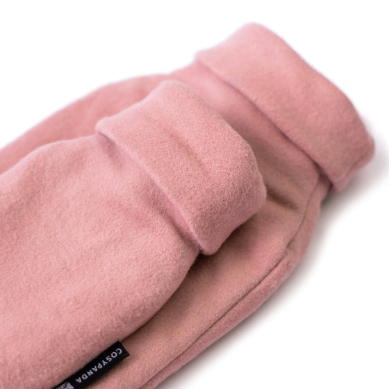 Little and Large Pink Organic Cotton Hot Water Bottle Gift Set CosyPanda