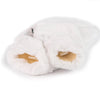 Little and Large Silky Soft White Faux Fur Hot Water Bottle Gift Set CosyPanda