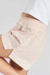 Lomandra Ethical-Cotton Shorts - Dawnlight Coral Peachaus