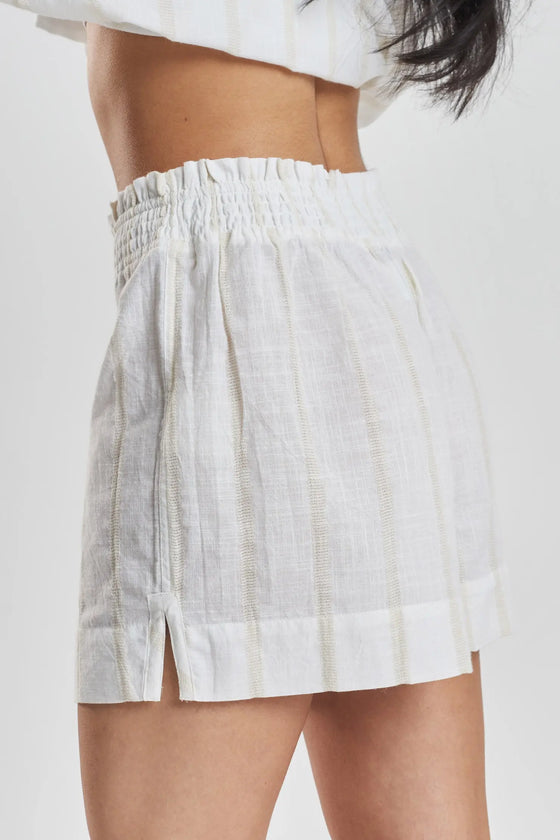 Lomandra Ethical-Cotton Shorts - Summer Sand Beige Peachaus