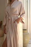 Long Satin Bridal Robes Wear the World