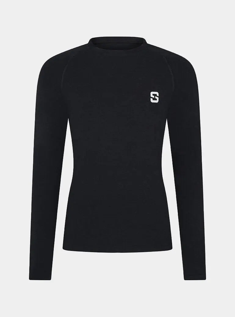 Long Sleeve Top - Marl Black Sōma Sportswear