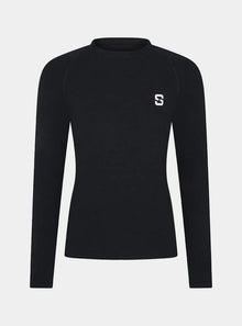  Long Sleeve Top - Marl Black Sōma Sportswear