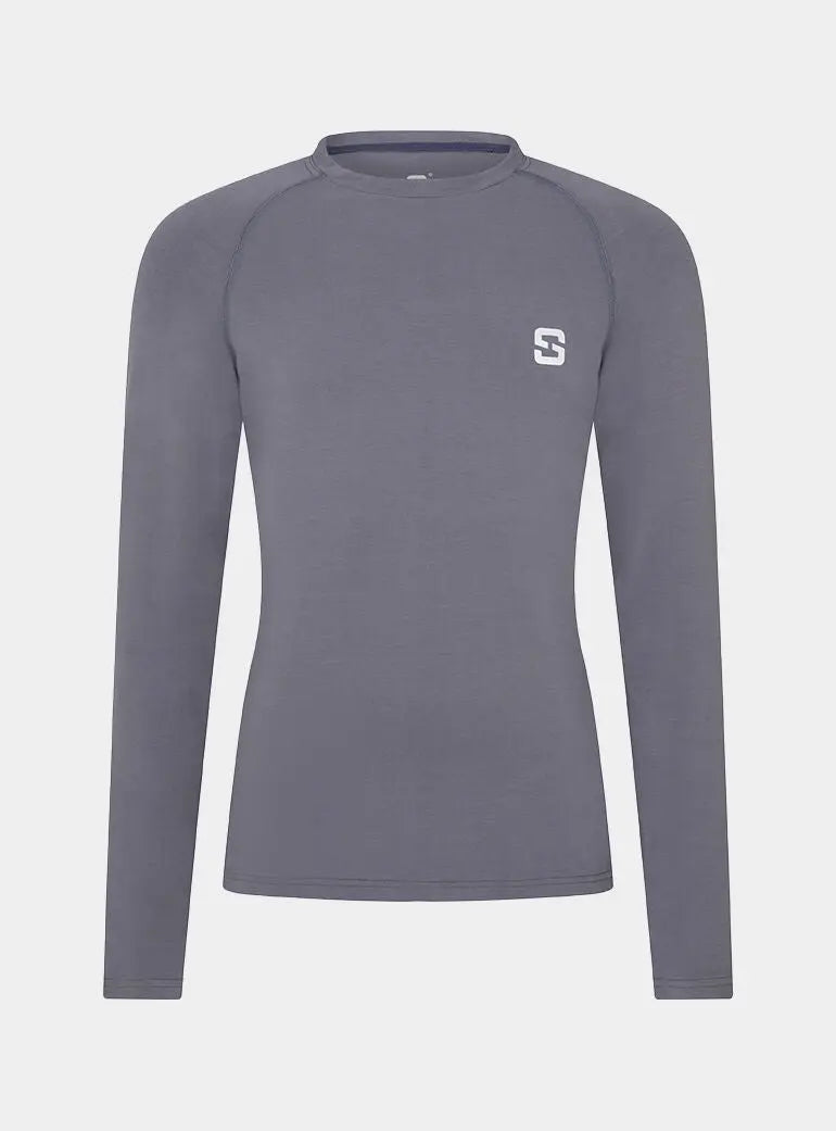 Long Sleeve Top - Pearl Grey Sōma Sportswear