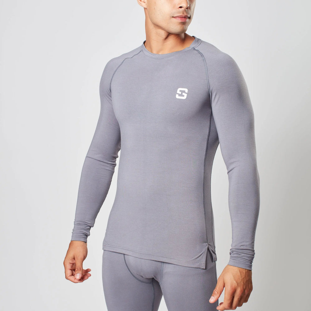 Long Sleeve Top - Pearl Grey Sōma Sportswear