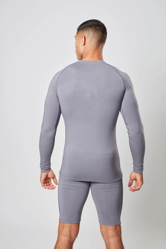 Long Sleeve Top - Pearl Grey Sōma Sportswear