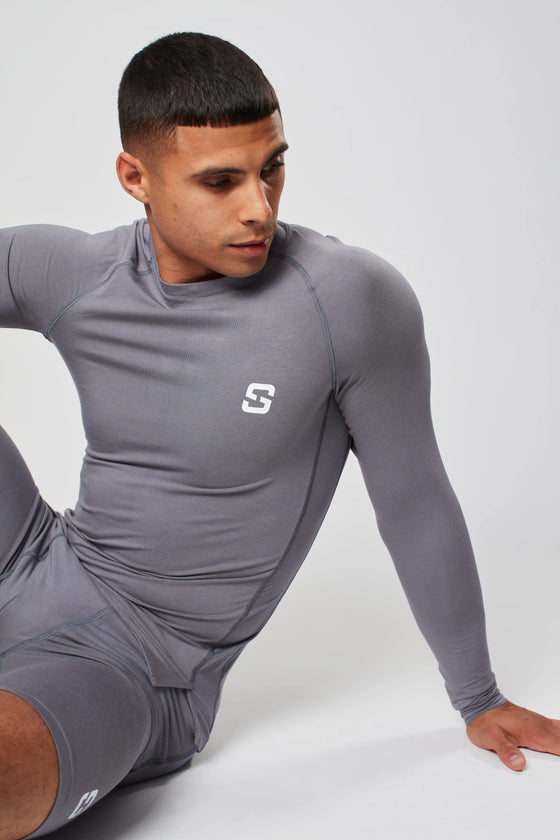 Long Sleeve Top - Pearl Grey Sōma Sportswear