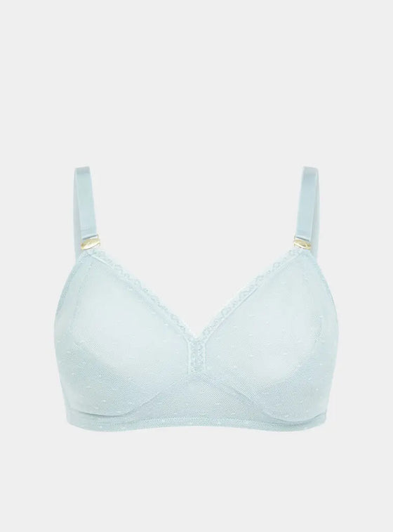 Lotus Recycled-Lace Fuller-Cup Soft Bralette - Fjordland Green Peachaus