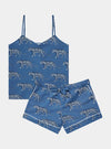 Lovely Leopards Women's Cami Organic Cotton Short Set Myza