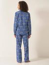 Lovely Leopards Women's Long Sleeve Organic Cotton Pyjama Trouser Set Myza