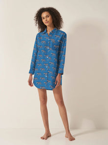  Lovely Leopards Women's Organic Cotton Nightshirt Myza