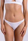 Low-Rise Bikini, White Pantee