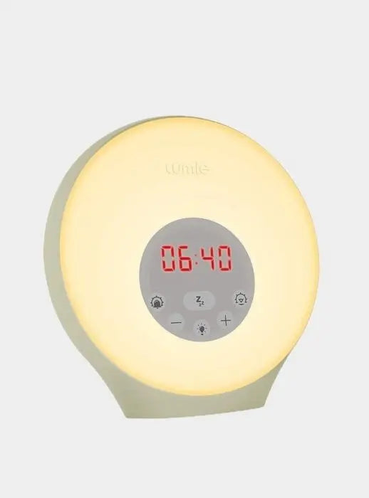 Lumie Sunrise Alarm - Sunrise Wake-up Alarm, Sunset Sleep Feature, Sounds and Mood Lighting, White Lumie