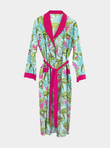  Bali Women's Floral Cotton Robe inara